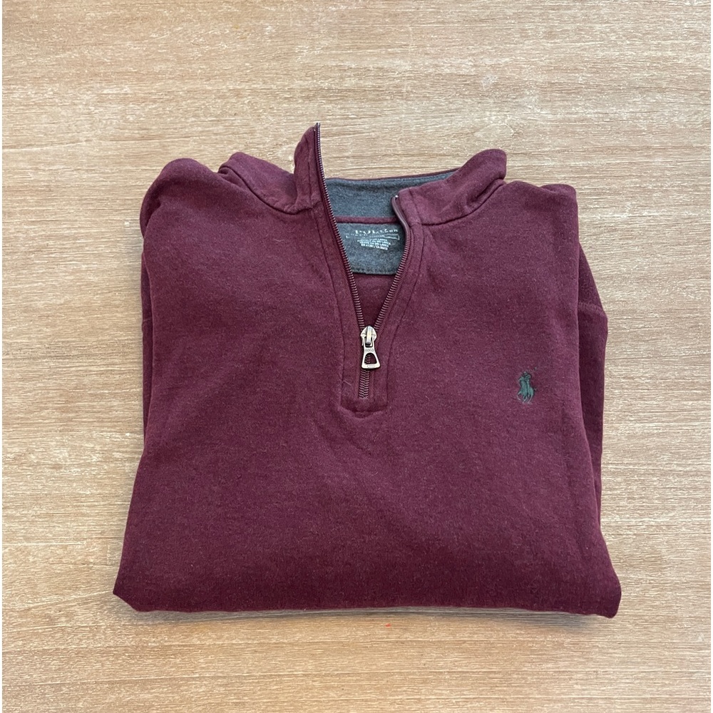 Ralph Lauren long sleeve quarter zip sweater size M